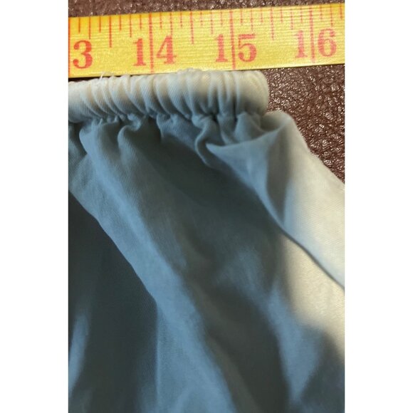 Amber Stone 100% Silk Beige Elastic Waist Pants L - Picture 5 of 7